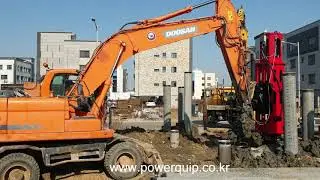 Excavator Mounted Pile Hammer BRUCE SGH-0212(Max Energy : 24 kN)