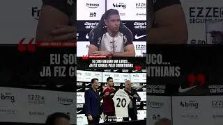Gabriel Paulista, novo refor&ccedil;o do Corinthians, comentou sobre sua rela&ccedil;&atilde;o de amor com o clube