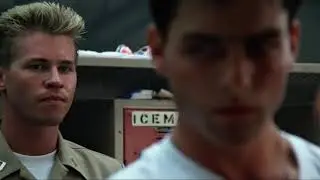 Top Gun (1986), Maverick Quits Scene