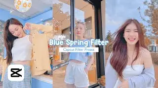 Blue Spring Aesthetic Filter | CAPCUT FILTER PRESET
