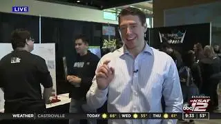 MakeWater on KSAT News - SAWS Confluence Event 2019
