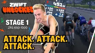 My Most Explosive 17 Minutes on Zwift &ndash; Zwift Unlocked | Stage 1 (ZRS 650-1000)