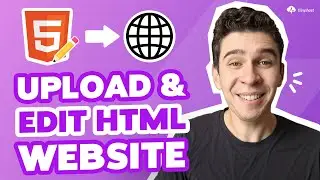 How To Upload & Edit a HTML Website