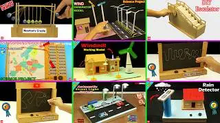 Top 9 Science Projects Working model from Cardboard You Can Make at Home