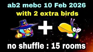 Angry birds 2 mighty eagle bootcamp Mebc 10 Feb 2026 with 2 extra birds blues+hal#ab2 mebc today