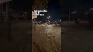 Major flooding hits Cassis in Bouches-du-Rh&ocirc;ne, #France 🇫🇷 after 62 mm pf rain fell in  42 minutes!