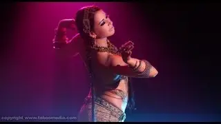 Kalae Kaina performs bellydance at The Massive Spectacular! 2012 Las Vegas