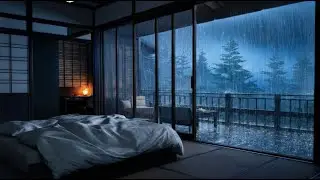 🌧️ White Noise｜Rain Sounds from a Still, Sleeping Forest｜ ASMR · Sleep Aid · Relaxation · Meditation