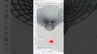 SketchUp tips✨Dynamic curved structure modeled in SketchUp! 🔄 A fusion of geometry and creativity
