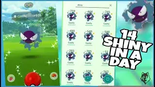 I CAUGHT 14 SHINY GASTLY IN A DAY!! | COMPLETED GASTLY SPECIAL RESEARCH | THE GREAT GASTLY!!!