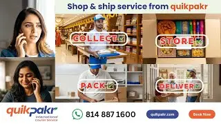 quikpakr international courier - shop and ship services