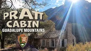 CABIN BUILD OF STONE | GUADALUPE MOUNTAINS NATIONAL PARK | PRATT CABIN