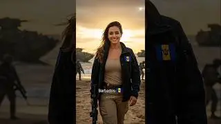 Global Women Warriors: Unseen Faces from Powerful Small Nations. #shorts #military #femalesoldiers