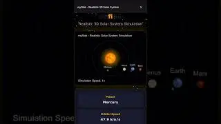 myfilab | Realistic 3D Solar System - Planet Orbits and Movements