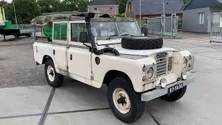 Landrover 109 stationwagon, softtop, 2.5 indenor turbo diesel