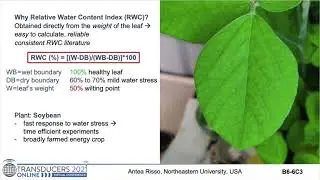 Crop-Water-Stress Detector Monitoring Leaf Transmittance Change For PrecisionAgriculture Application