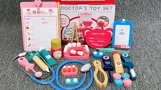 Satisfied Unboxing Wooden Doctor Set, Role Play Toy, ASMR Video - CutePoPToys