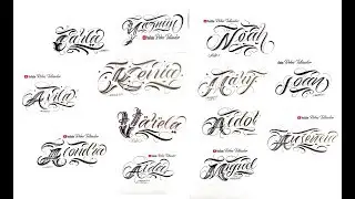 TOP IDEAS DE LETRAS PARA TATUAR O PARA DIBUJAR/TOP LETRAS MALANDRAS/LETTERING MALANDRO/