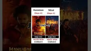Hanuman Vs Mirai Movie Box Office Collection Day 6