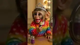 Monkey makeup💄💄💄 karta sma video viral  |#youtube #love #viral #shorts #shortvideo #video #trending