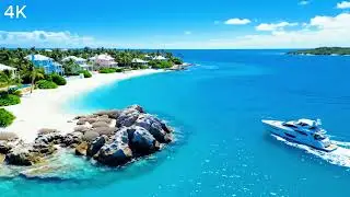 Bermuda 🌊 Unreal Blue, Pure Magic |Luxury Ocean Chill Travel Music🌊🏝️Beautiful Views+ Relaxing Music