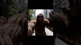 Yowie2TRIMM escapes the woods to embark on his city tour 😎 #shorts