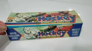 1975-76 Empty OPC Hockey 48 Wax Pack Display Box