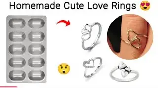 Diy homemade rings😱/fabric earings making at home 😱/how to make ring at home for boys 😱/#diykeychain