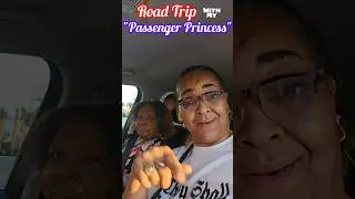 The Most Important Part of Road Trip, Good Snacks and Mama's Comfort!💯👑💜#akasistasunshine #roadtrip