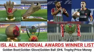 ISL 2020 - 21 : Golden Boot, Golden Glove, Golden Ball, Wining Pass, Emerging Player Winner List!