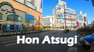 【4K】住みたい街ランキング1位！神奈川 本厚木駅周辺を散歩 小田急線 Walk around Hon Atsugi Sta. (Feb.2021)