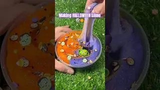 Making HALLOWEEN Slime🎃 #slime #satisfying