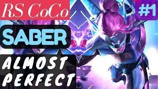 Almost Perfect [Rank 1 Saber] | Saber Gameplay and Build By RS CoCo #1 Mobile Legends