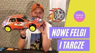 Tamiya XV-01 - Nowe felgi i Tarcze hamulcowe