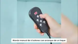 Masajeador El&eacute;ctrico De Pies Pierna Shiatsu Rodillo Rc 6mode