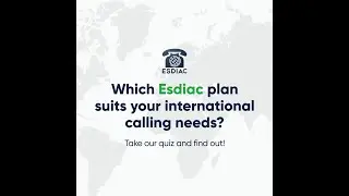 Connect with anyone, anywhere. #Esdiac #SeamlessConnectivity #GlobalReach