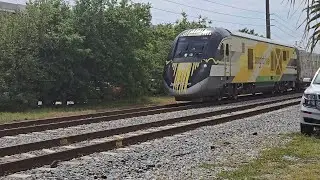 Brightline Palm Beachs Wrap NB 3-16-24 @1246PM #railfanning #brightline #floridaeastcoastrailfanner