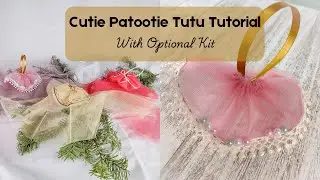 Super easy sugar plum fairy and snow queen + tutu ornament tutorial for homeschoolers
