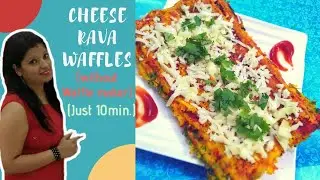 EggLess WAFFLES Recipe without waffle maker