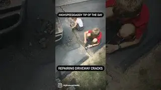HighSpeedDaddy Tip Of The Day #127 - Driveway Crack Repair