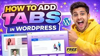 How to Add Responsive Tabs in WordPress | WordPress Tabs Section
