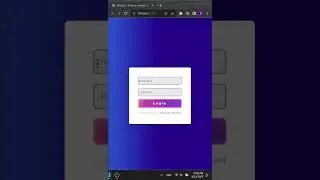 CSS Login Form Code #webleb #webdev #webdesign #html #javascript #frontend