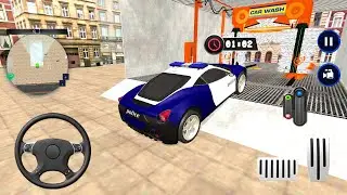 Police Suv Car Wash &ndash; Gas Station &ndash; Car Service & Car Parking &ndash; Android Gameplay