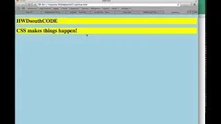 CSS Change Background Color