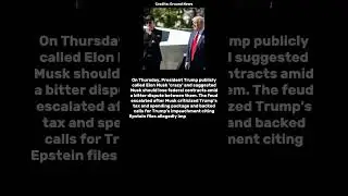 Elon Musk Claims Donald Trump 'Is In The Epstein Files'