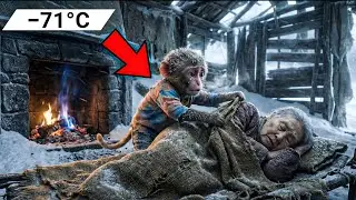 Heartbreaking Story of a Poor Baby Monkey&rsquo;s Sacrifice For His Mother 🥺| Emotional Poor Monkey Story