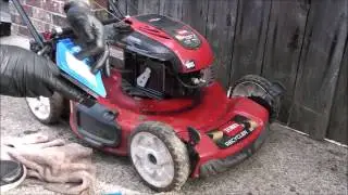 OILY TORO LAWNMOWER - Smokes, Will Not Run. TOO MUCH OIL! FIXED! Air Filter!