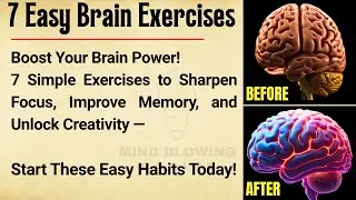 🔥7 Quick & Easy Brain Exercises to Boost Mental Clarity! 🧠 || Graded Reader || Listening Practice✅