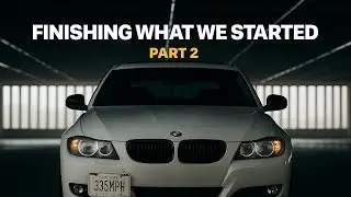 Installing Manji Performance Mounts, Downpipes & Oil Pan | BMW E90 335xi xDrive N54 DIY Pt. 2)