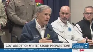 Gov. Abbott announces disaster declaration for over 100 counties across Texas ahead of winter storm